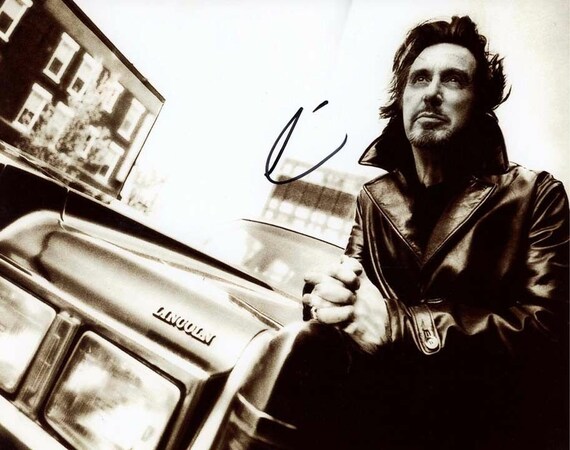 アル・パチーノ直筆サイン入りリンカーン・コンチネンタル 11x14 写真