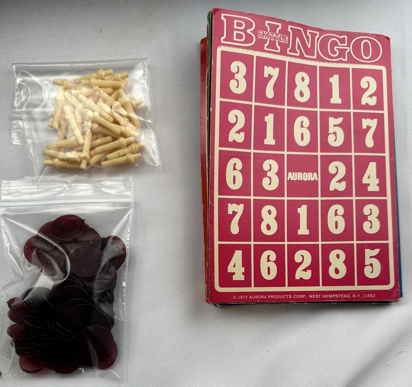 1973 Aurora Skittle Bingo Complete/working in Great Condition FREE