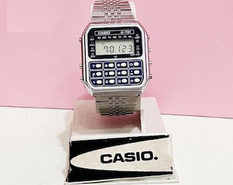 RARE Casio 50QS-17 3 BUTTON Led Digital Watch Fully Working Japan