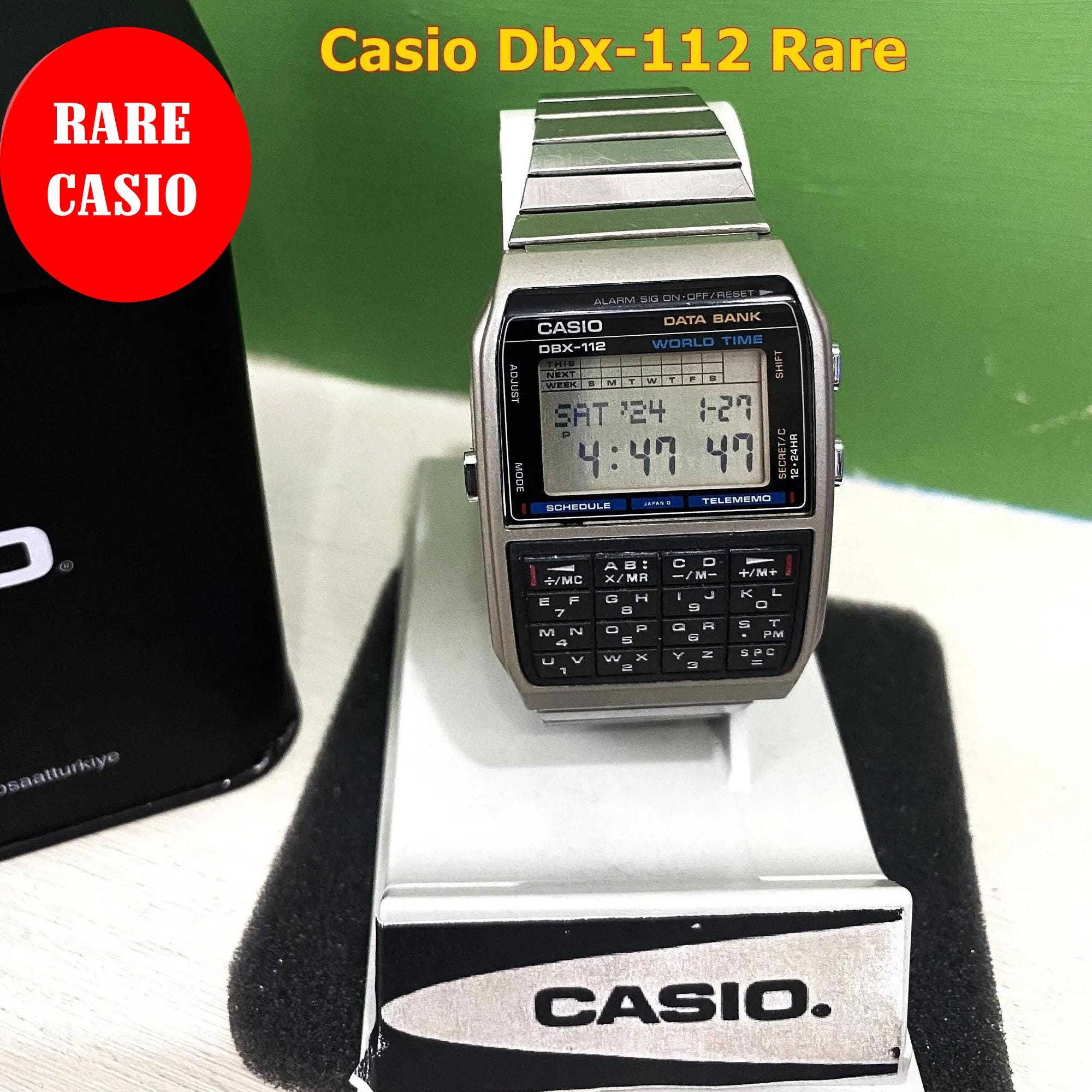 CASIO ヴィンテージ データバンク DBX-112 レトロウォッチ / 非常に