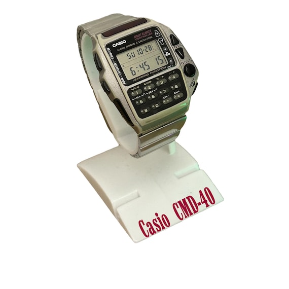 RETRO Casio CMD-40 Learning Tv Remote Control/ Modüle 1174 /steel