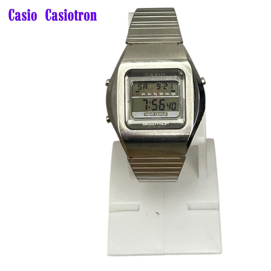 Rare Collectible Vtg Casio Casiotron/ TRN-110 LIQUID Crystal