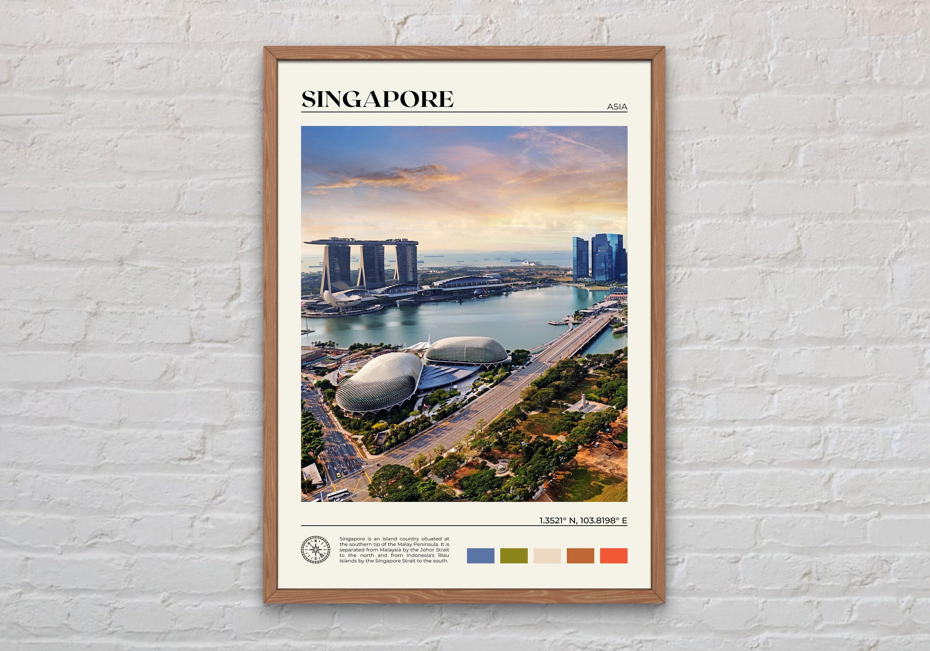 Singapore poster - Etsy 日本
