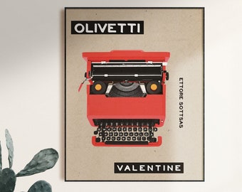 オリベッティ「バレンタイン」タイプライター エットーレ・ソットサス