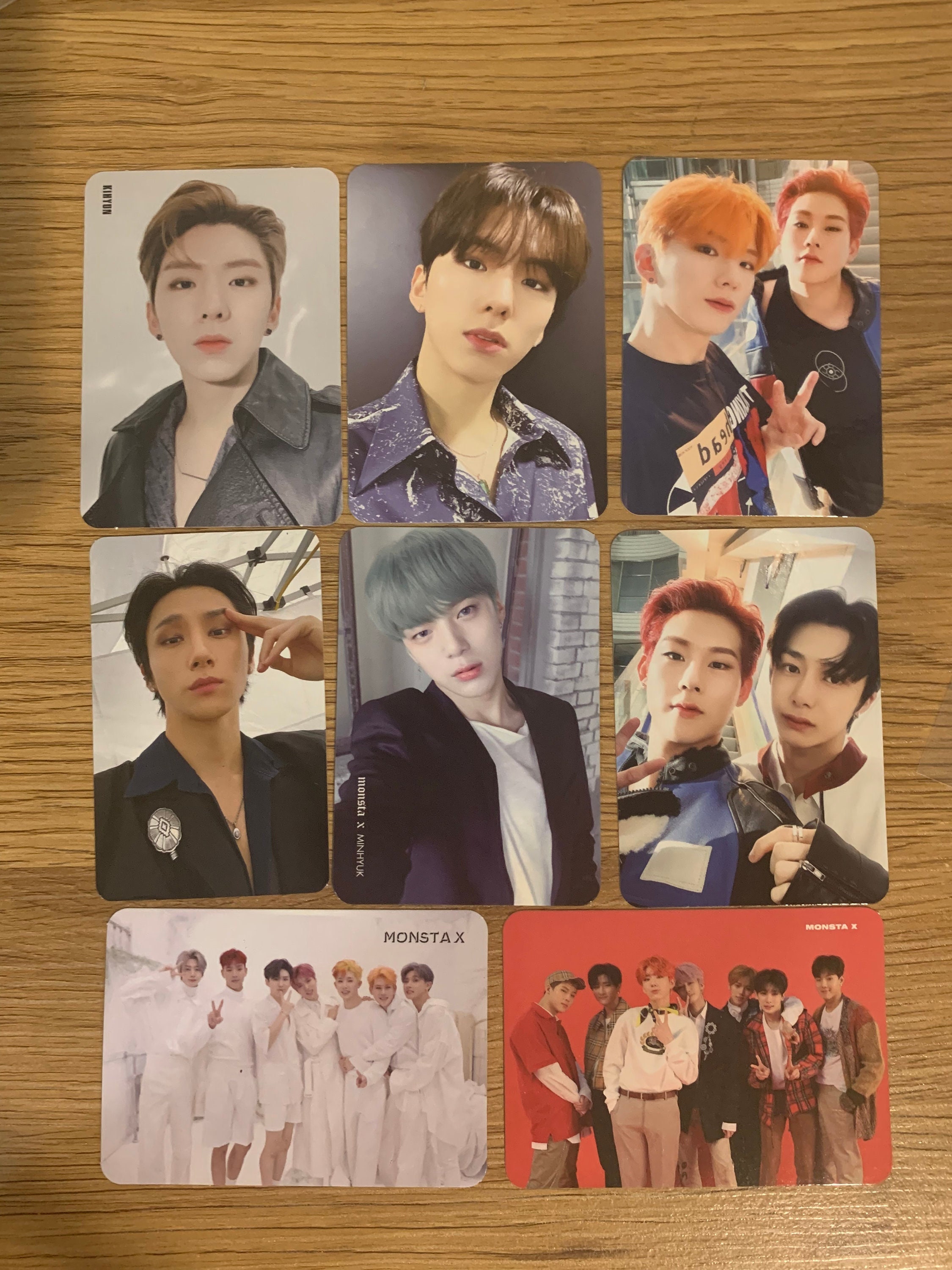 KPOP Monsta X Official Photocard Kpop Official Photo Card - Etsy