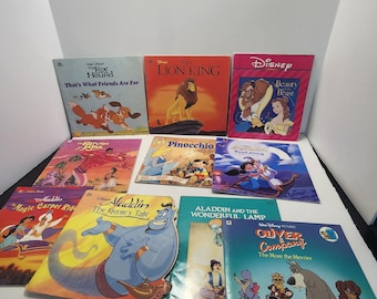 ビンテージ ディズニー 4 冊セット。ウォルト ディズニーの本、1990