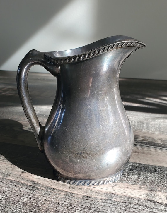 Vintage Reed and Barton USN Silver Soldered Pitcher - Etsy