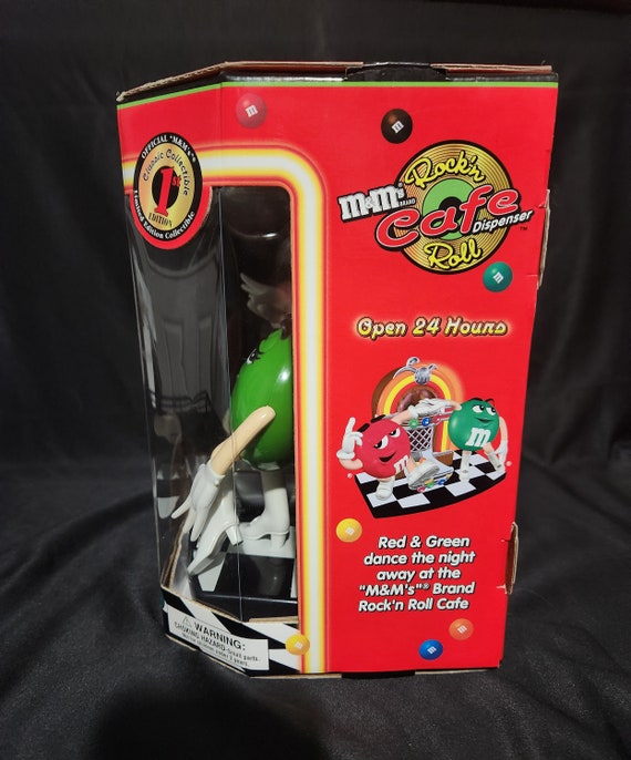 NOS Vintage M&m's Rock'n Roll Cafe Jukebox Candy Dispenser Red