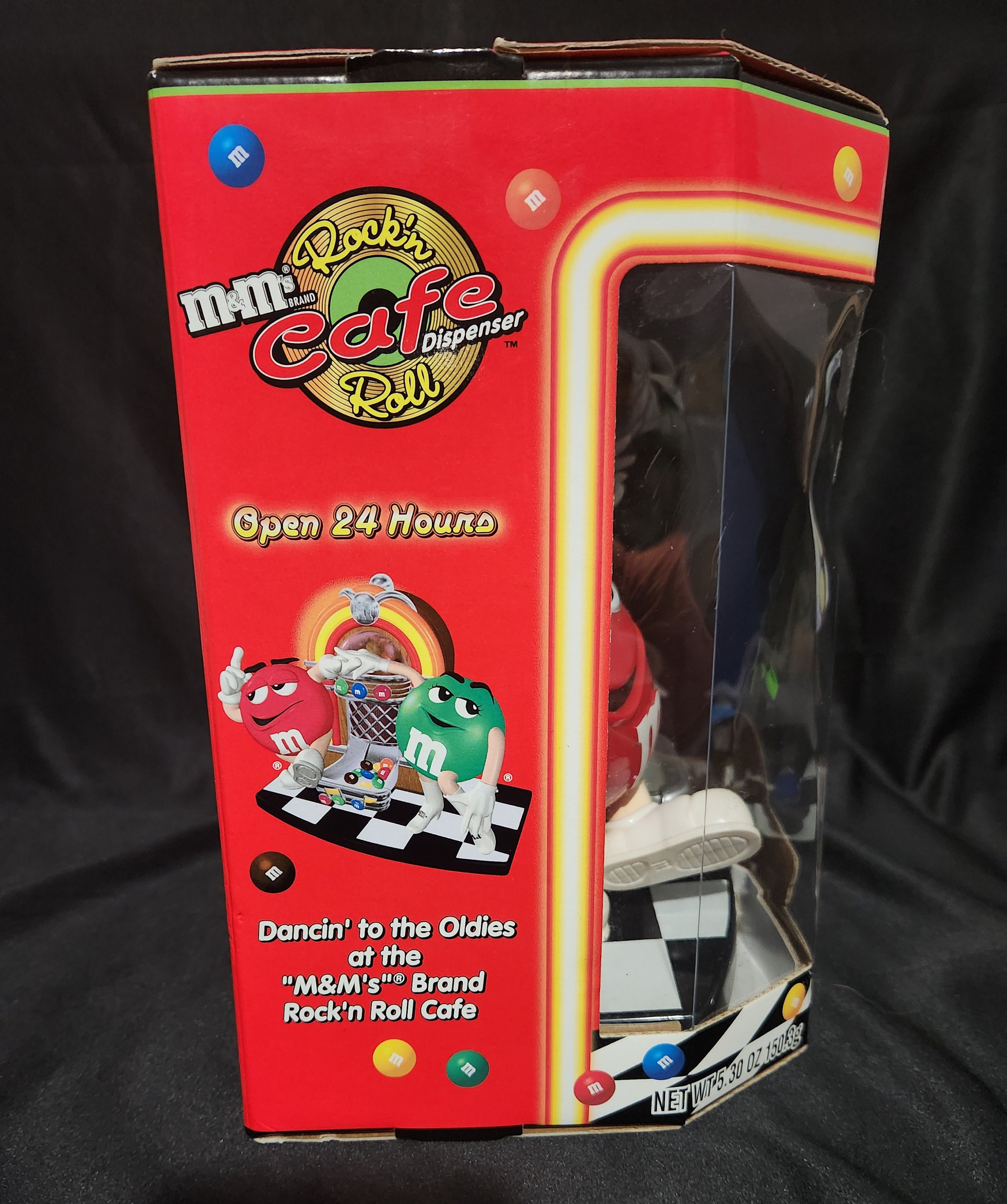NOS Vintage M&m's Rock'n Roll Cafe Jukebox Candy Dispenser Red