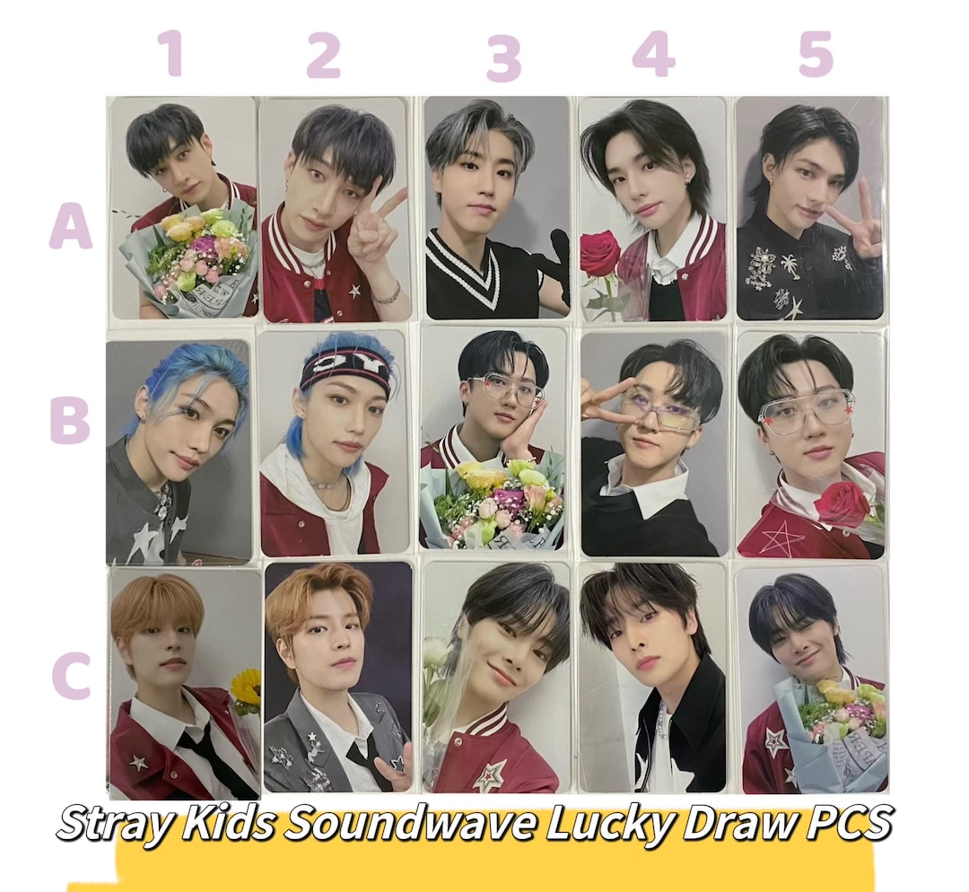 Stray Kids [OFFICIAL] 5 Stars Soundwave Lucky Draw LD Pob