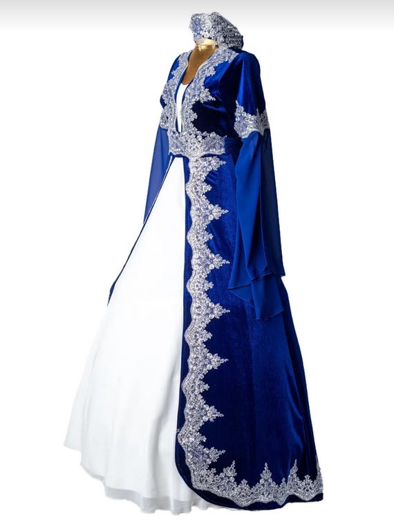 伝統的なヴィンテージトルコウェディングドレス ビンダリ トルコ民族