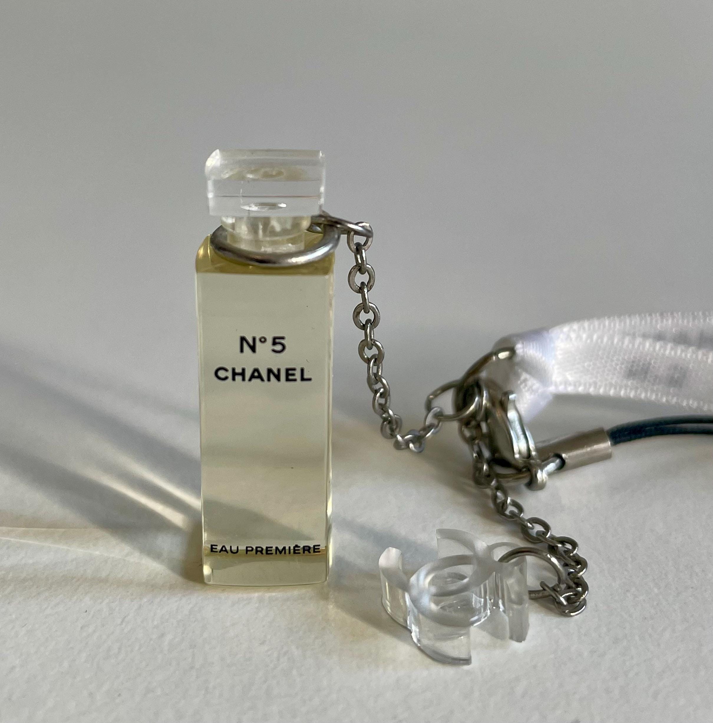 Authentic Chanel Key Chain, No 5 L'eau Première, Miniature Perfume