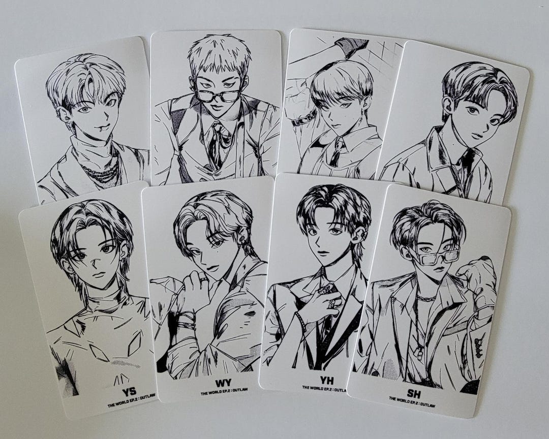 ATEEZ Outlaw Partner Photocards - Etsy
