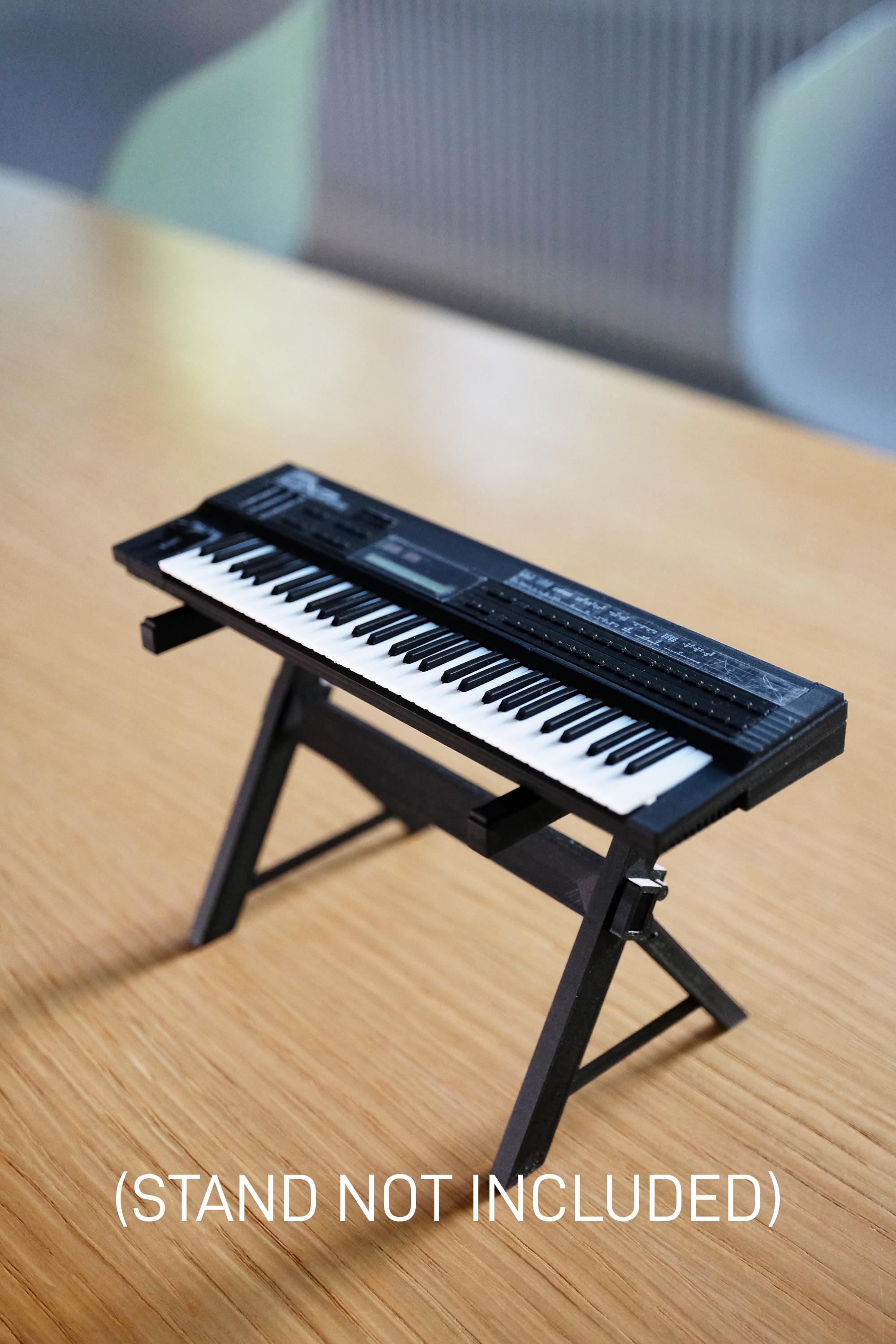 Miniature Yamaha DX7 II FD Synthesizer: 1/6 Scale Collectible with
