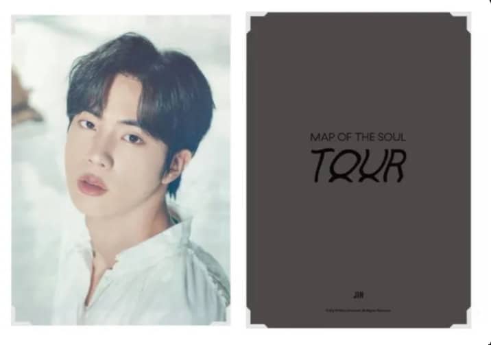 BTS Mots Tour Official MD Photo Premium Merchandise Map of the