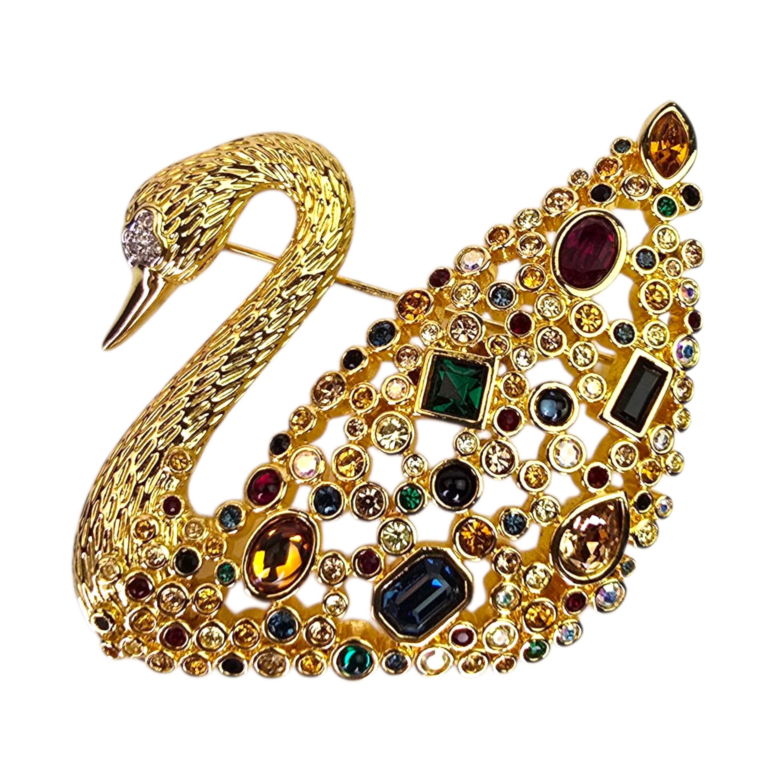 ヴィンテージ 1995 スワロフスキー SCS メンバー 100 周年記念 スワン