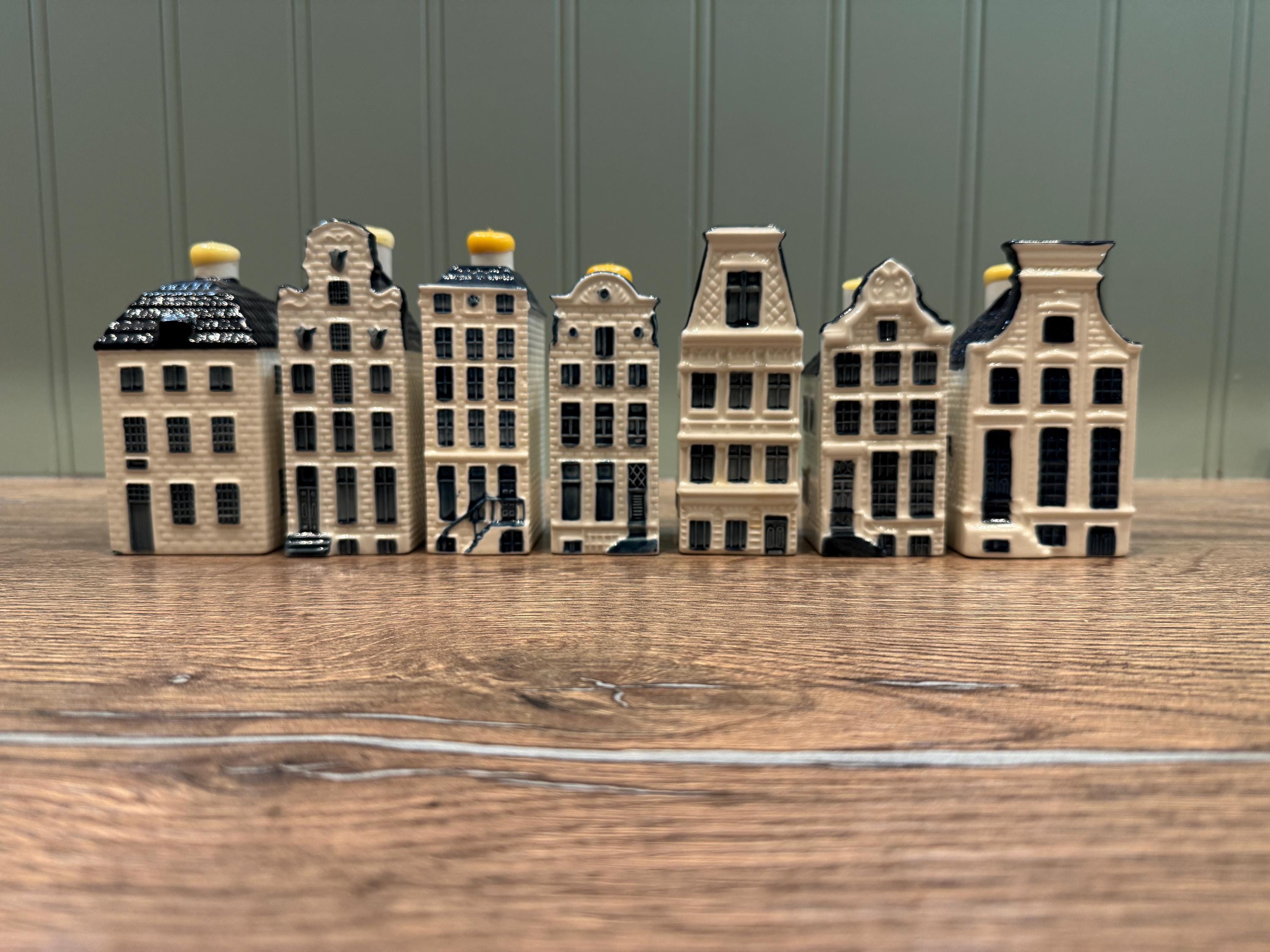 未開封KLM BOLS デルフトハウス 4点セット No.7 10 85 86 Klm bols