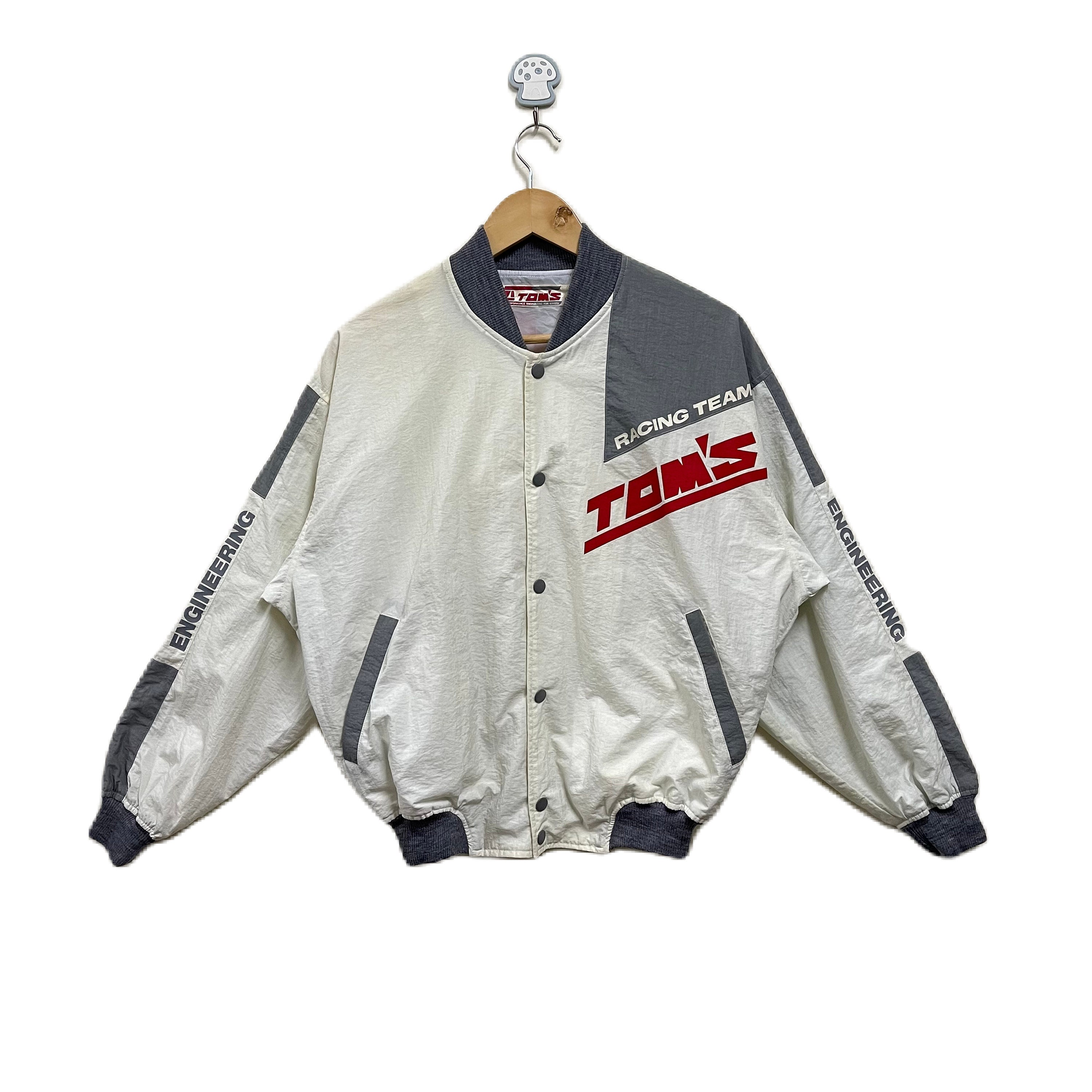 Vintage 90s TOM'S Racing Team Toyota Jacket Bomber Windbreaker