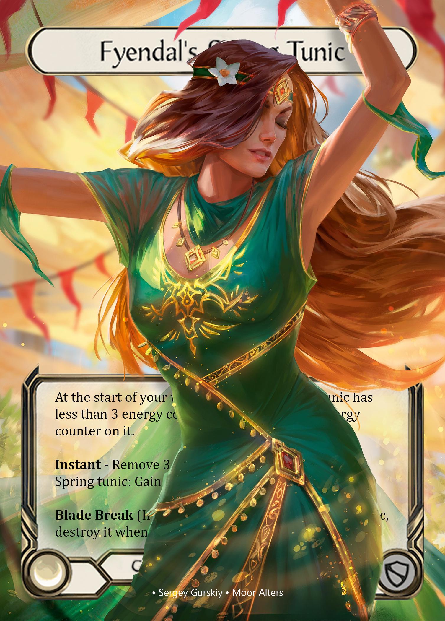 Fyendal's Spring Tunic - PROXY - Flesh and Blood TCG - Etsy