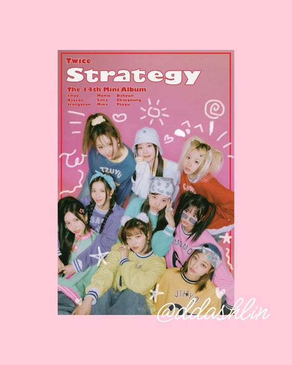 TWICE: Strategy Digital Album Poster - Etsy