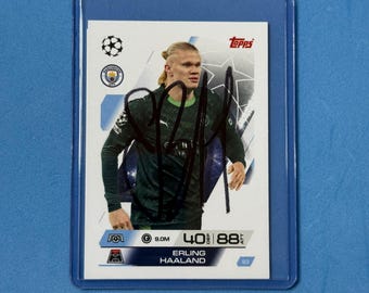 アーリング・ハーランド 直筆サイン入りカード RPC ミント。 - Etsy 日本