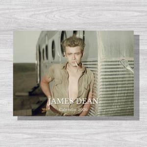 James Dean Calendar - Etsy