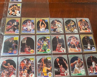 Rare Lot of 1990 NBA Most Valuable Hoops Cards Lot of 20 Mint - Etsy