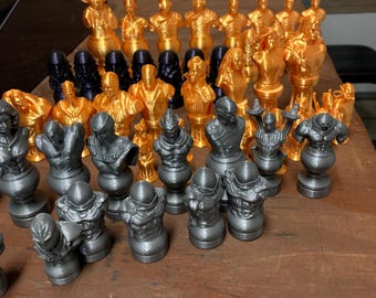 Super Hero Chess Set - Etsy