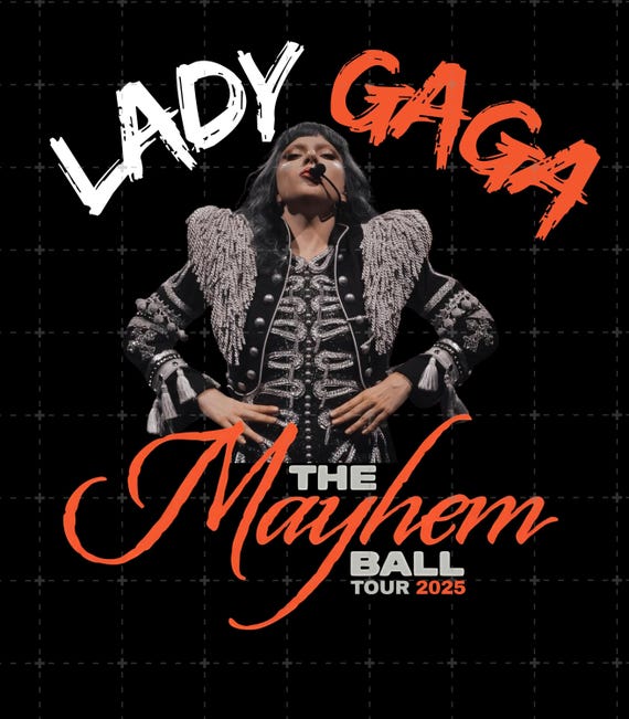 Lady Gaga Mayhem Ball PNG: T-shirt Design (digital Download) - Etsy