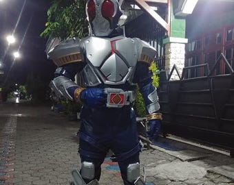 手作り仮面ライダーカブトコスプレフルスーツ：着用可能なアーマー