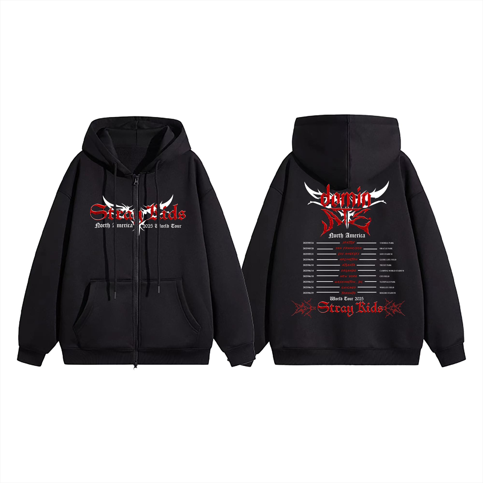 Stray Kids Zip Hoodie, Stray Kids Dominate World Tour in US Zip