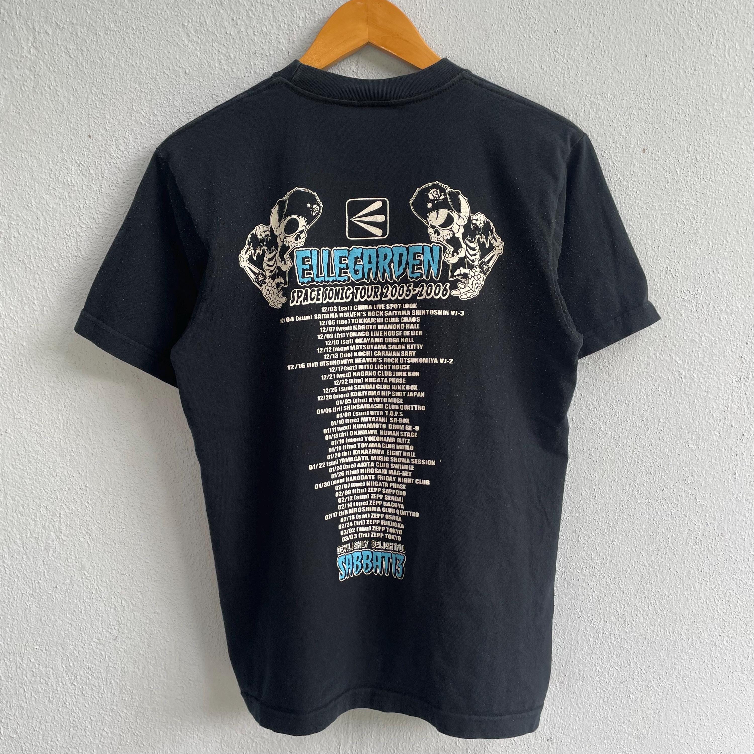 Vintage Y2k Ellegarden Space Sonic Tour Japanese Band Punk Tshirt