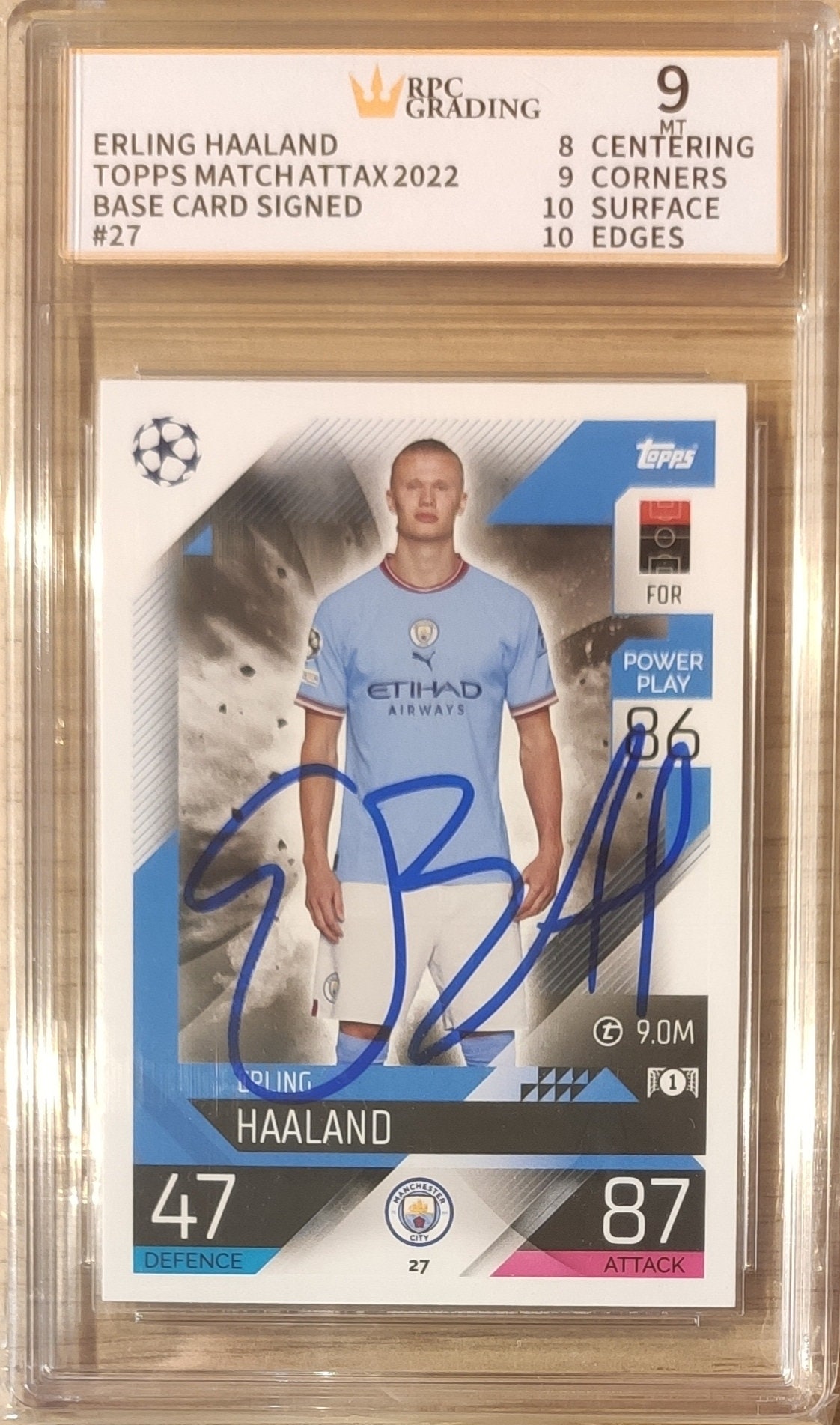 アーリング・ハーランド 直筆サイン入りカード RPC ミント。 - Etsy 日本