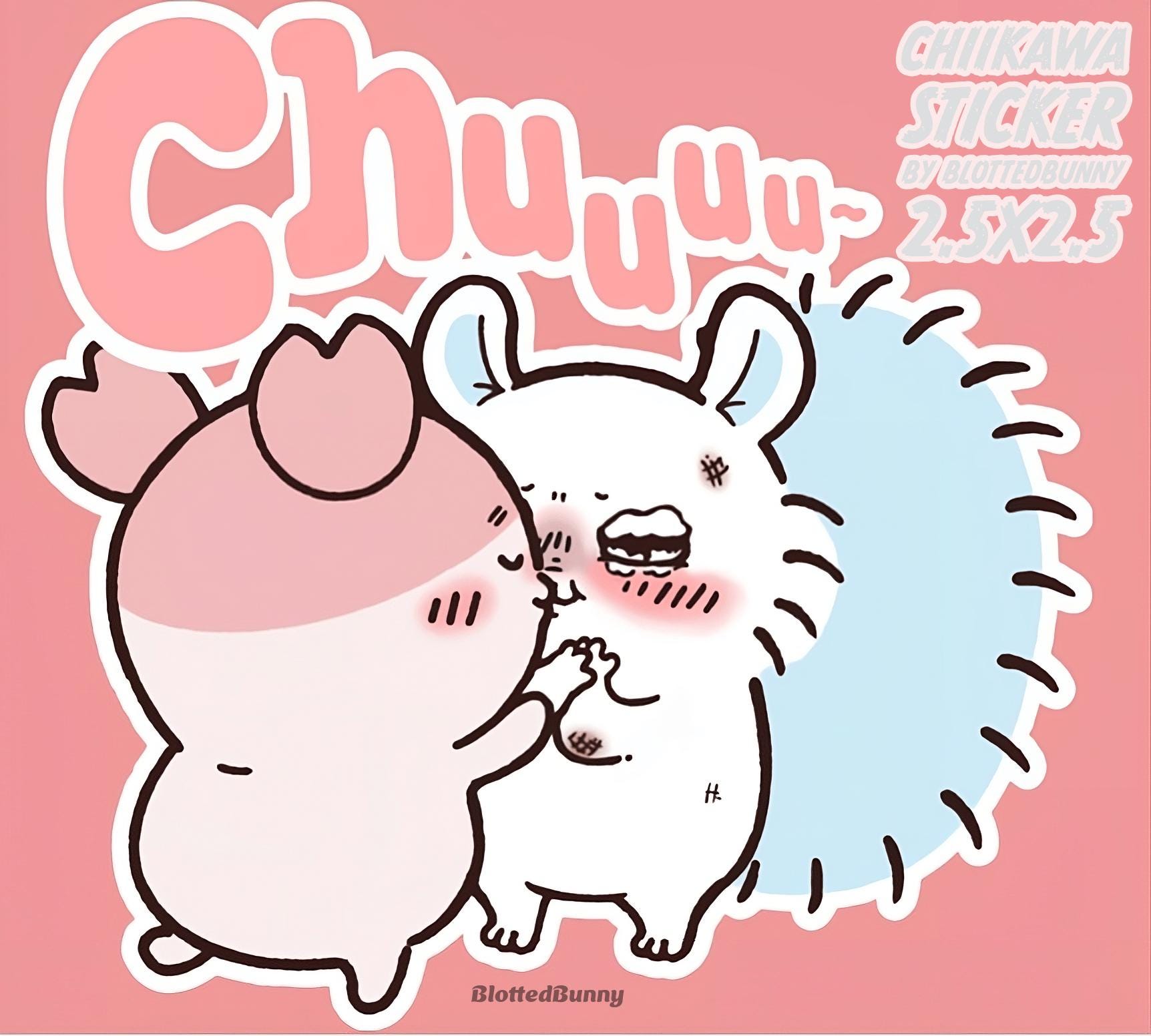 Chiikawa Kani-chan X Momonga 2.5 Inch Sticker - Etsy