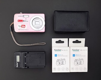 Gray Casio Exilim EX-Z85 -- 9.1MP -- Y2K Digicam Digital Retro CCD