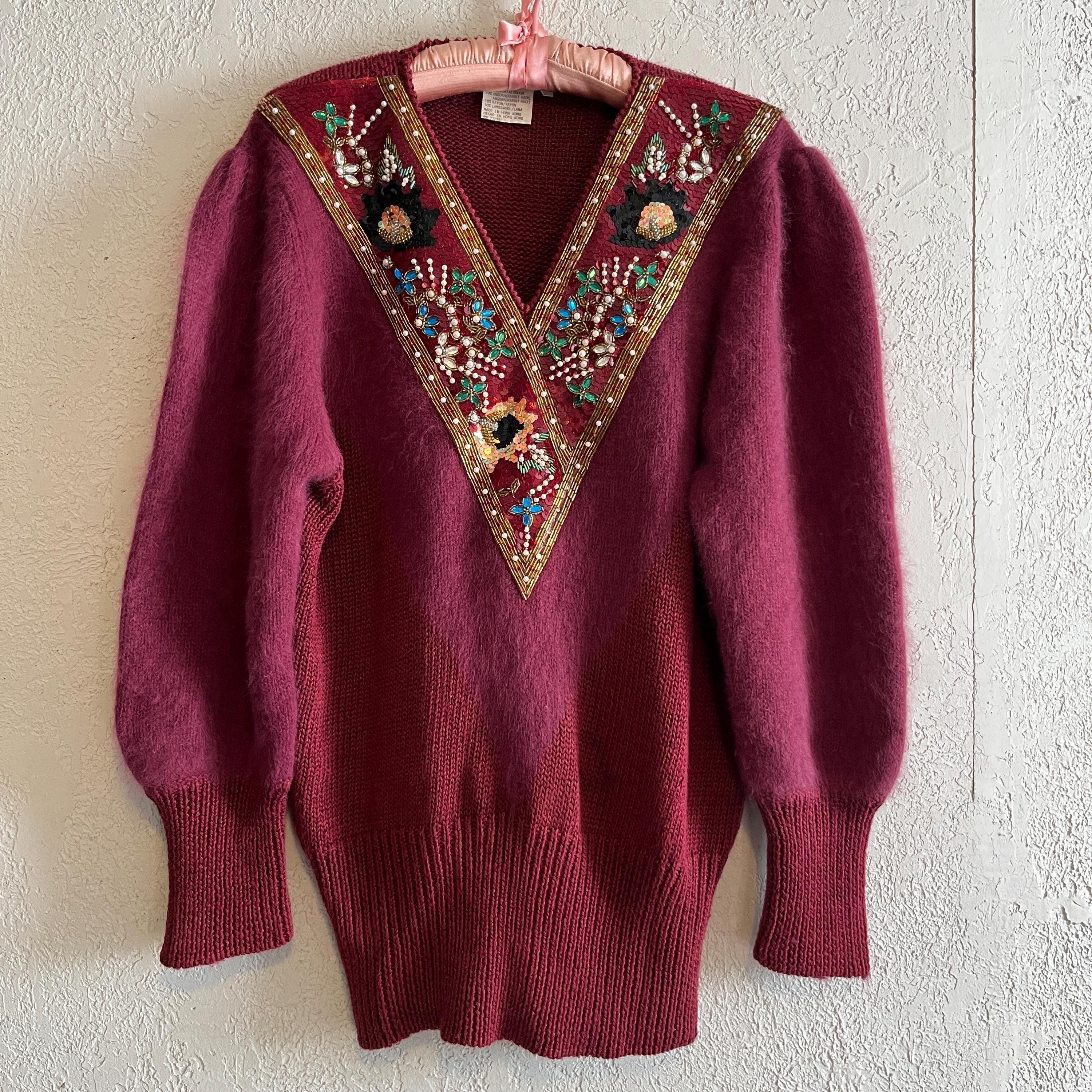80';s Angora Sweater - Etsy