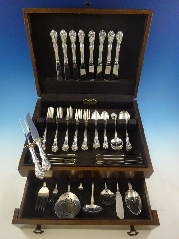 Chateau Rose by Alvin Sterling Silver Flatware Set for 8 Service