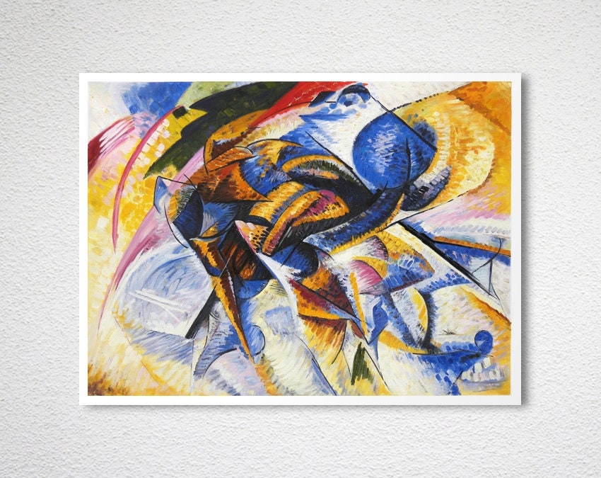 ウンベルト・ボッチョーニ：自転車乗りのダイナミズム - 表現主義