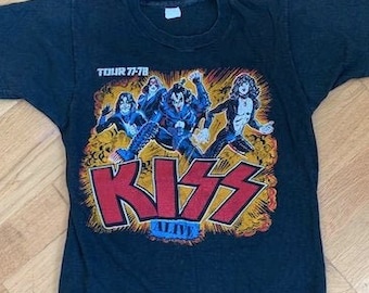 エース フレーリー Tシャツ KISS ヴィンテージ 70年代 CHED レア