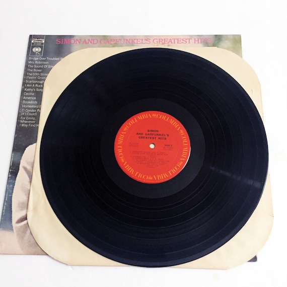 Vintage Original Simon Garfunkel Greatest Hits Paul Simon LP With