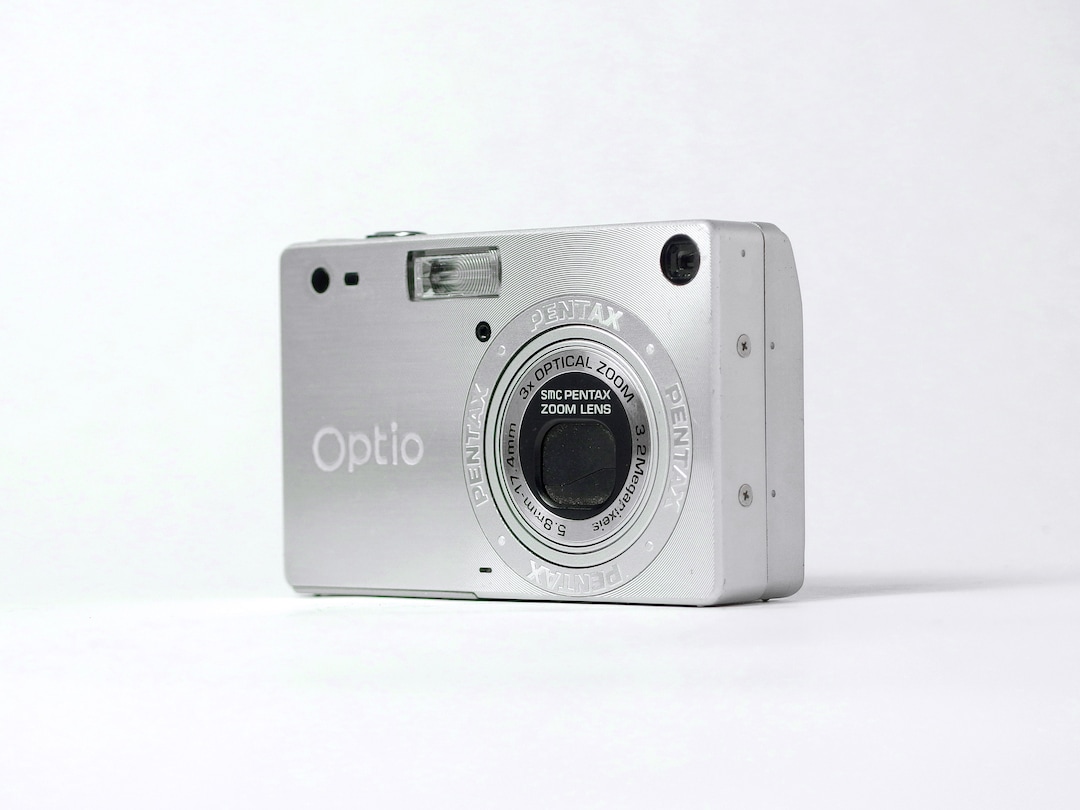 Pentax Optio S Tiny Vintage Digital Camera, Tested & Working With