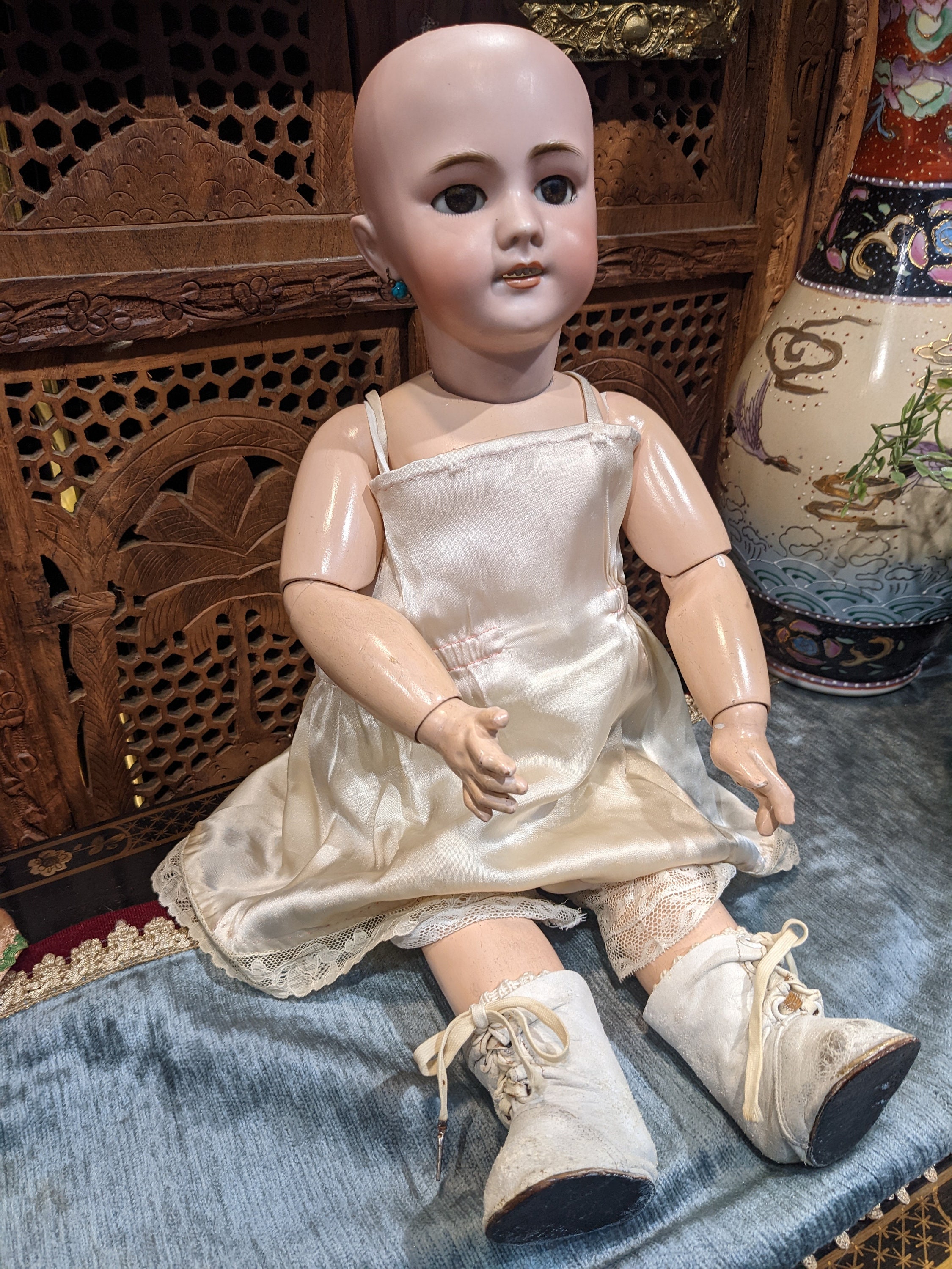 アンティークドール DEP Tete Jumeau // フランス磁器人形 - Etsy 日本