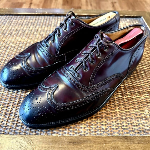 Alden X Brooks Brothers A764 Men's SHELL CORDOVAN Wing Tip Dress