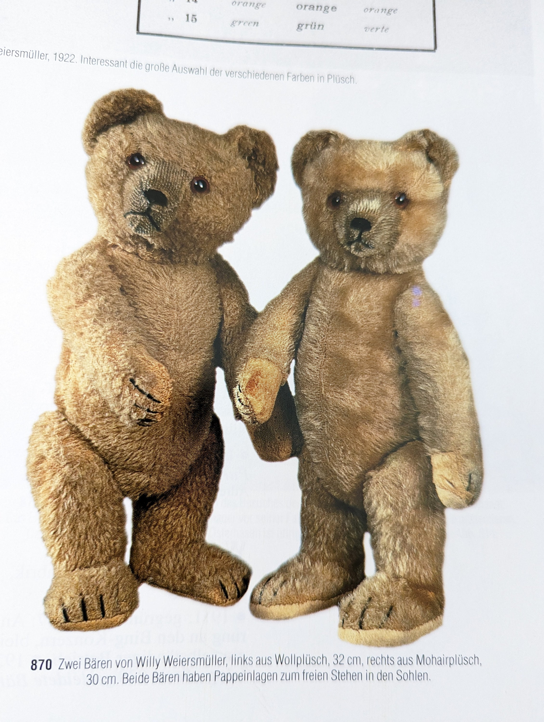 Antique 1920s German Teddy Bear Made by Willy Weiersmuller in