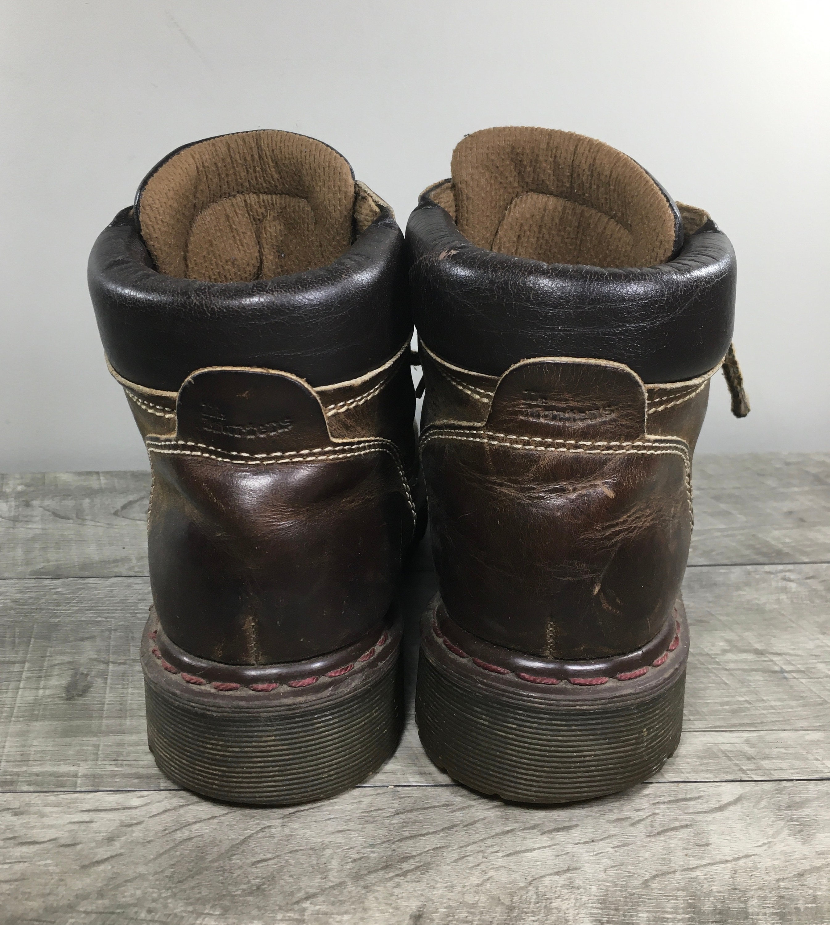 Vintage Dr. Martens 8507 Docs Leather Work Combat Mens Soft Toe