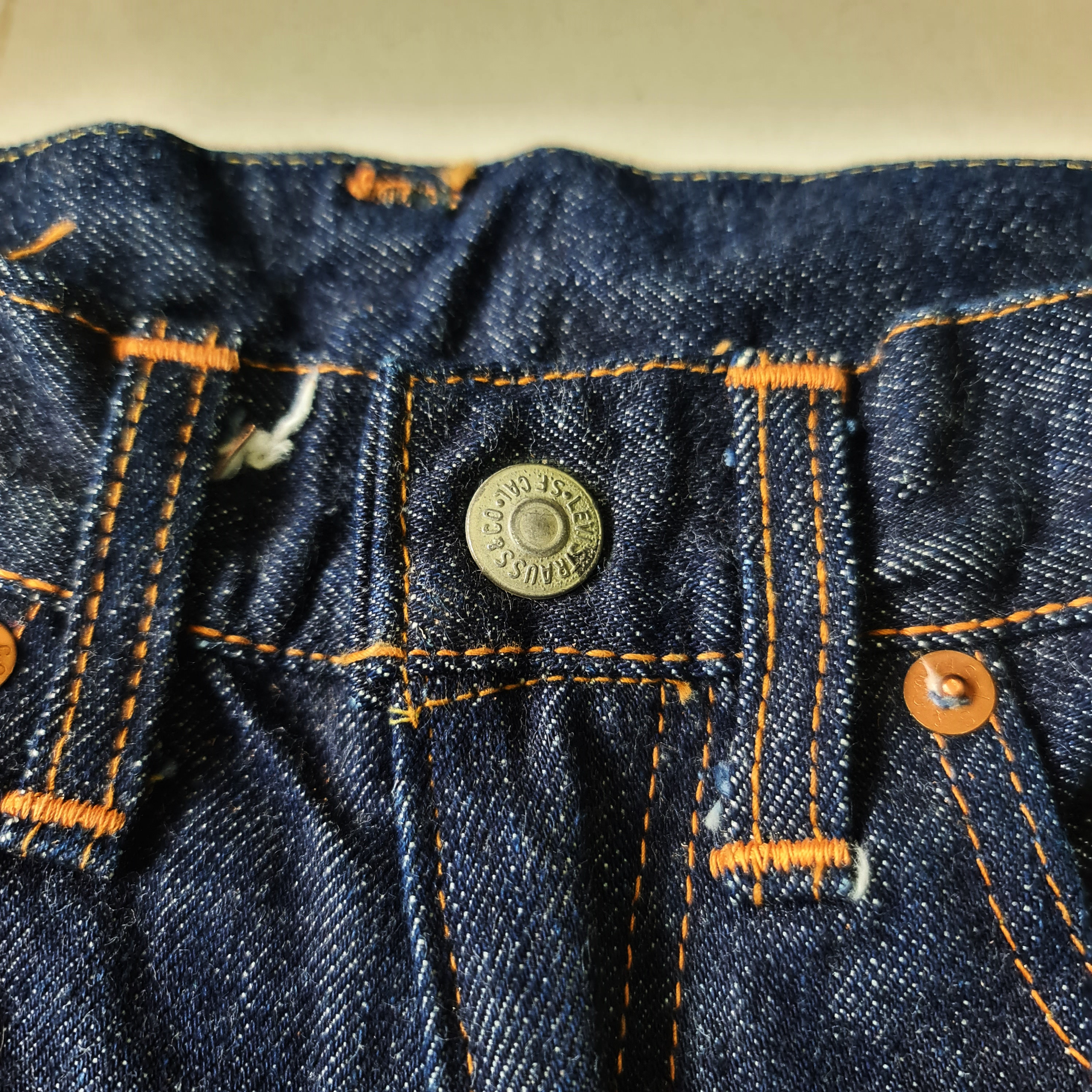 Vintage Levi's 503ZXX Big E Hidden Rivet Jerky Tag 24 X 25.5 - Etsy