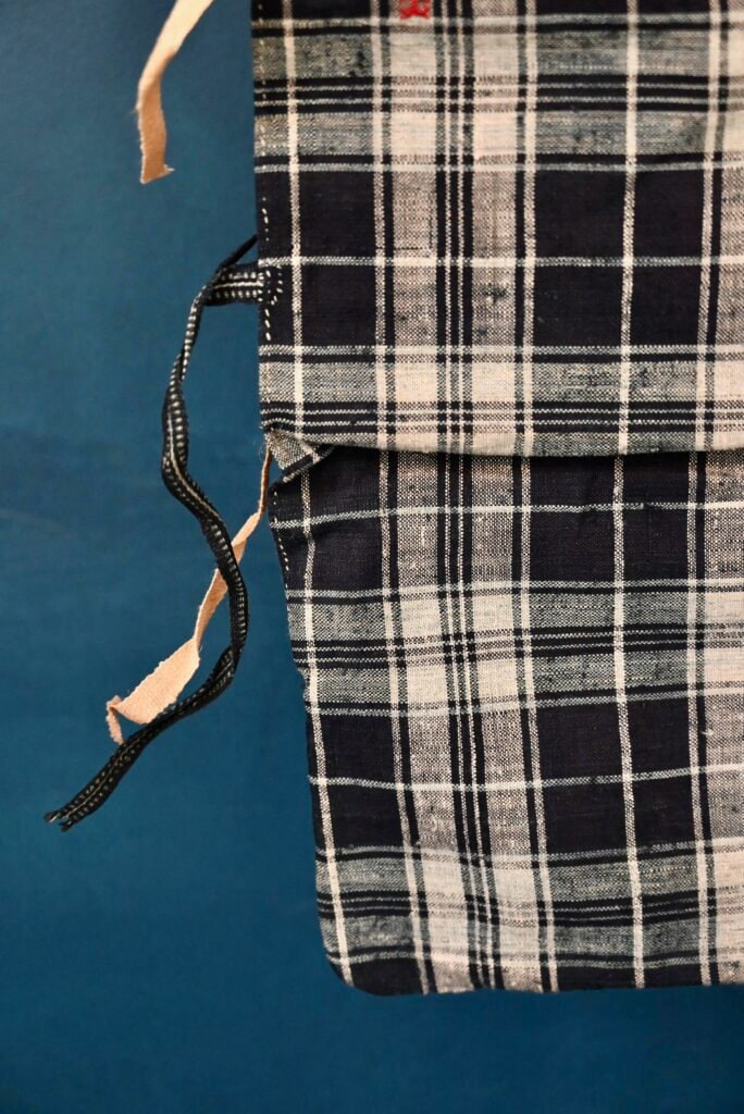 ケルシュ アルザスの伝統的な古いリネン生地フランス スタイル