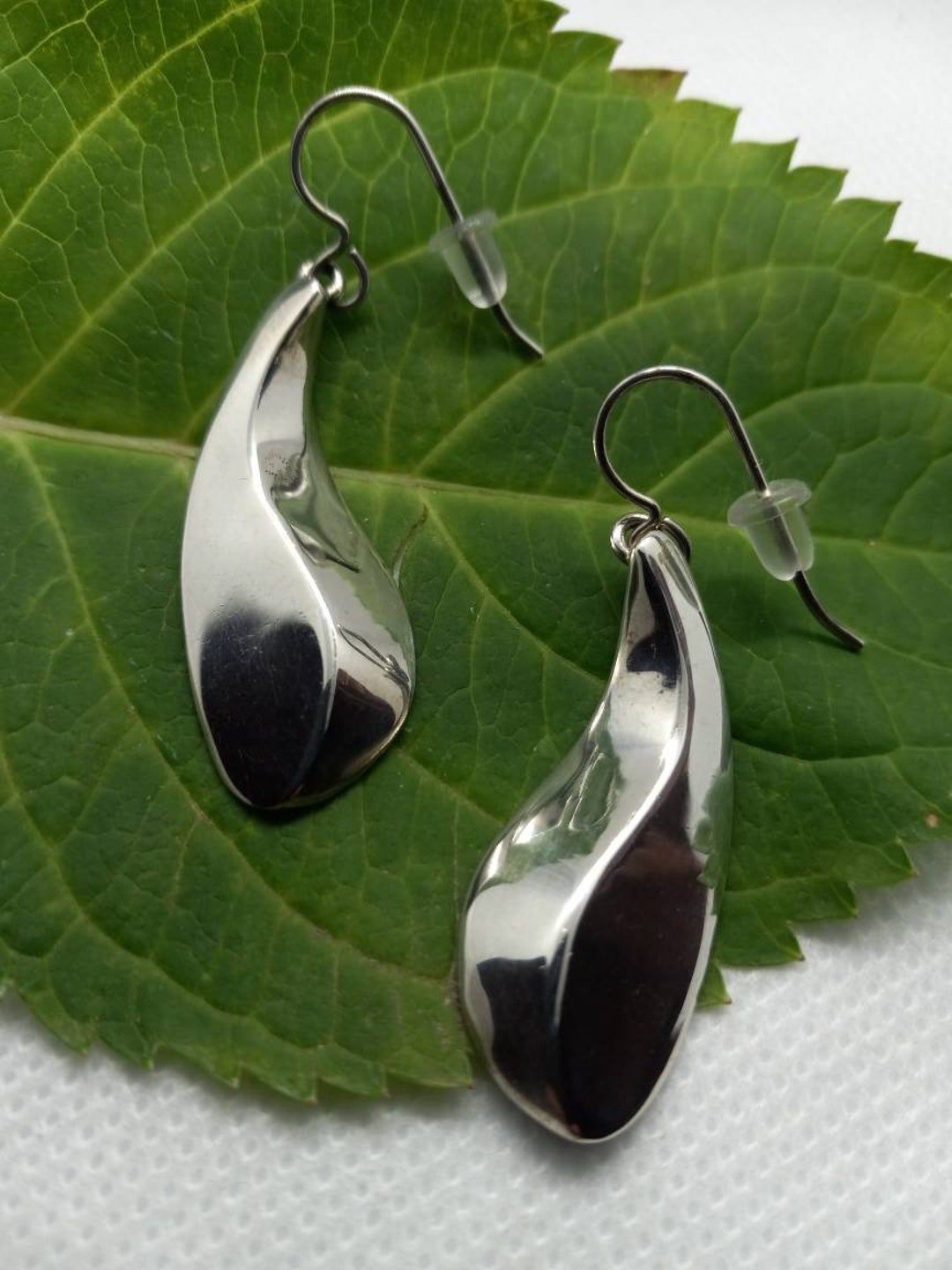 Jeff Dawald Designer Sterling Silver Drop Earrings - Etsy