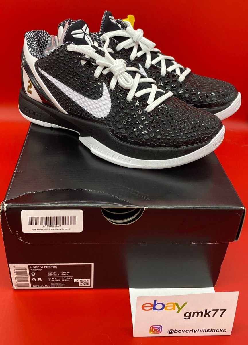 Nike Kobe 6 Protro Mambacita Sweet 16 (CW2190-002) 8 8.5 9 9.5