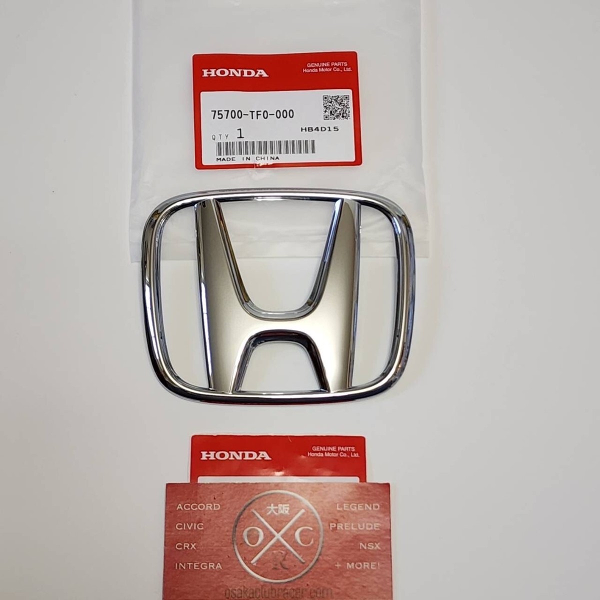 New GENUINE OEM 2019-21 Honda Insight Front Emblem Badge 2020 EX